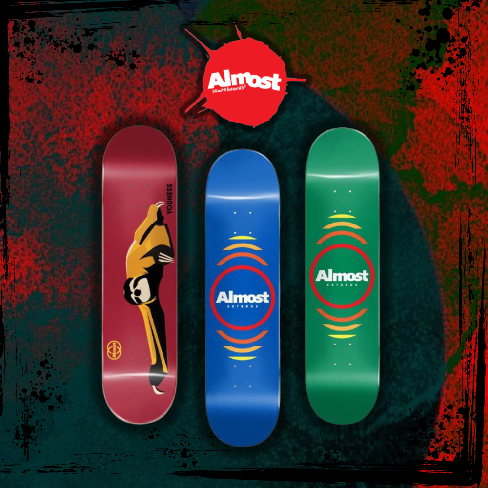 แผ่นสเก็ตบอร์ด Almost Skateboard Deck รับประกันของแท้ สินค้าพร้อมส่ง