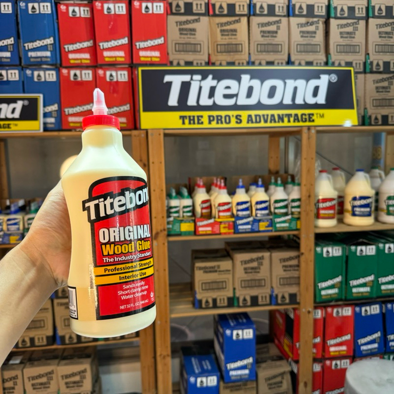 กาวติดไม้ titebond original wood glue สีแดง 32 oz made in USA 🇺🇸