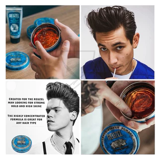 (พร้อมส่ง/ของแท้) REUZEL BLUE POMADE ช่วยจัดทรงผมให้อยู่ทรงมาก เงา ได้ทุกสภาพเส้นผม