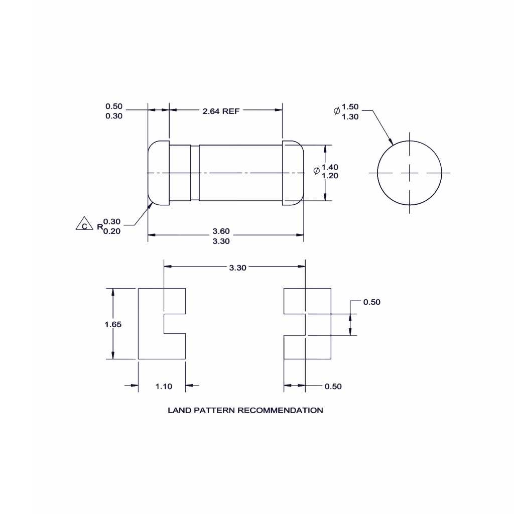 FDLL4148 LL4148 4148 Small Signal Diode ไดโอด SMD 200mA 100V ยี่ห้อ ON - รูปที่ 2