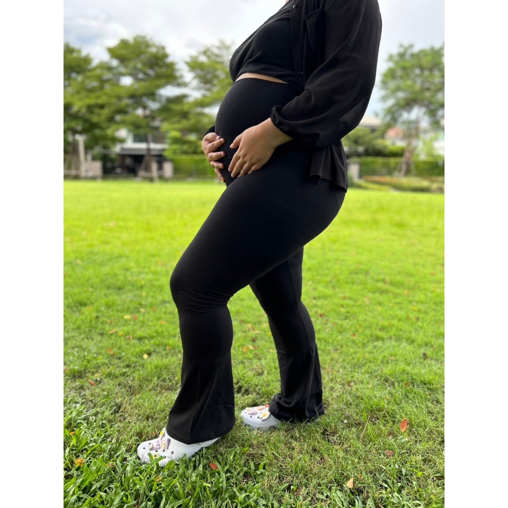 Lily leggings [รุ่นขาบานGlobal] กางเกงเลกกิ้งคนท้อง ผ้ายืด ใส่ได้ถึงคลอด
