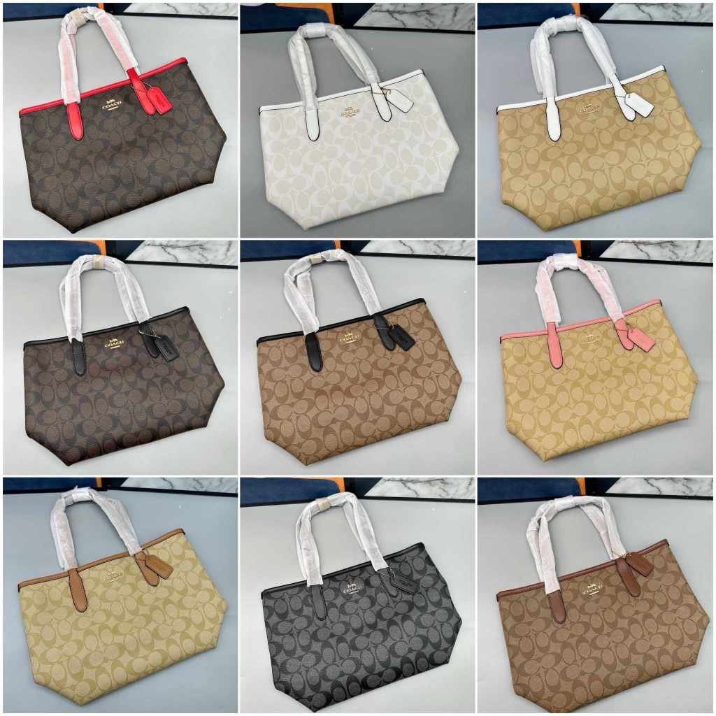 Coachของแท้💯 รุ่น CN733 Mini City Tote In Signature Canvas