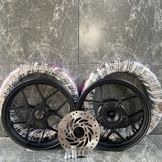 ล้อแม็ก+ยางเรเดียล (ไม่ใช้ยางใน) PCX150 ปี2018-2021 พร้อมชุด…