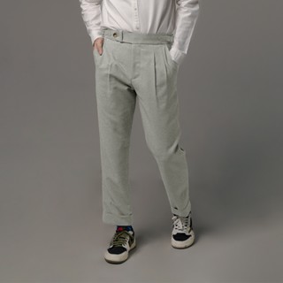 era-won DOUBLE BELTS TROUSERS ทรง Skinny Crop เอวสูง สี Mad …