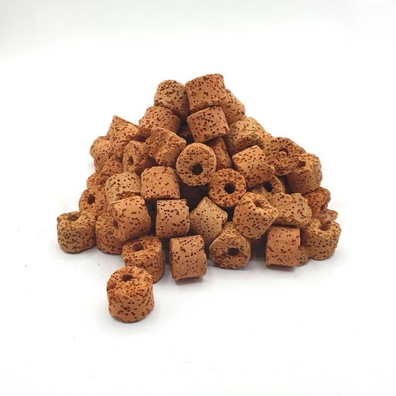 หินดูดกลิ่นตู้ปลา​ ชิ้นล่ะ 1 บาท หินกรองตู้ปลา Ceramic Ring เซรามิค ริง สำหรับกรองน้ำบ่อปลา มีรูพรุน/ผิวเรียบ