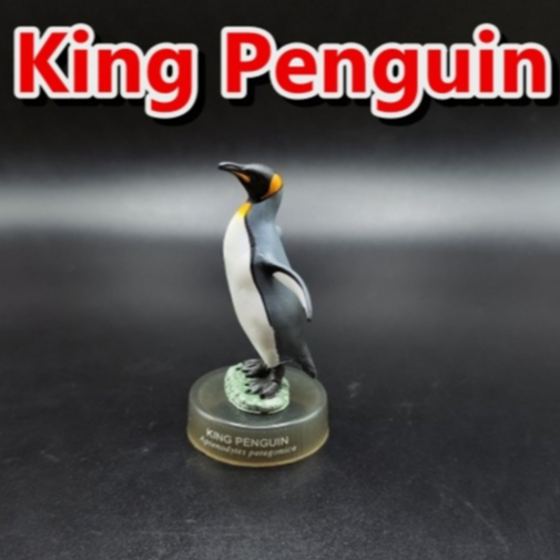 King Penguin ฟิกเกอร์  เพนกวินราชา งานฝา Kaiyodo Penguin's Lunch Bottle Cap Mini Figure  Japan impor