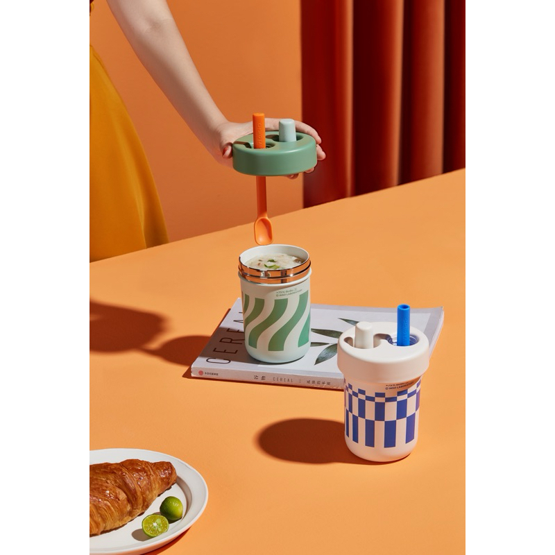 Chako lab รุ่น BoBo cup(แก้วน้ำเก็บร้อน/เย็น) ความจุ 485 มิลลิลิตร stainless316, ceramic coated