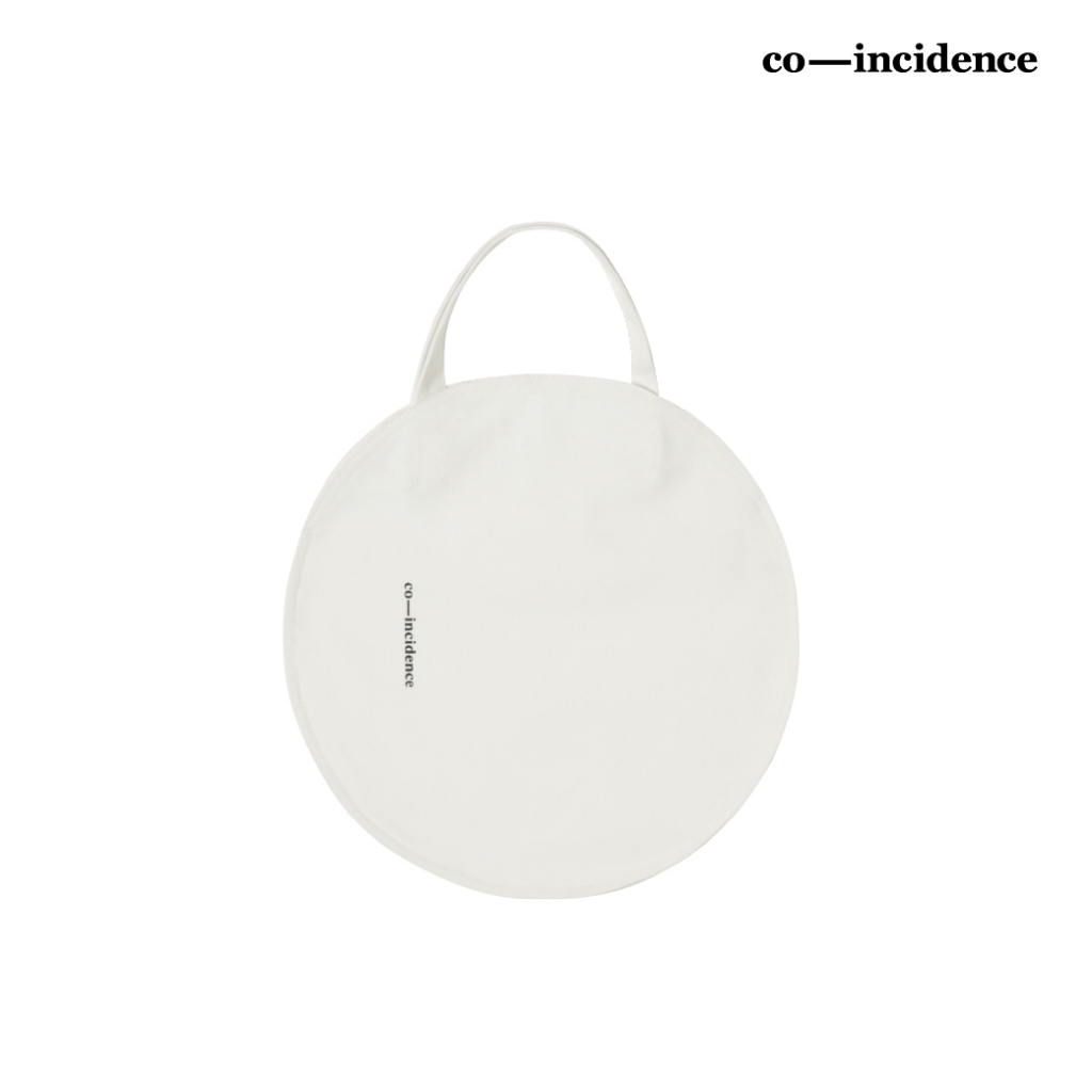 EVERYDAY & FRIENDS | co Circle Tote Small (co-incidence) | กระเป๋าผ้าแคนวาสทรงกลม แฟชั่น ใส่สื่งของ แต่งตัว ของขวัญ
