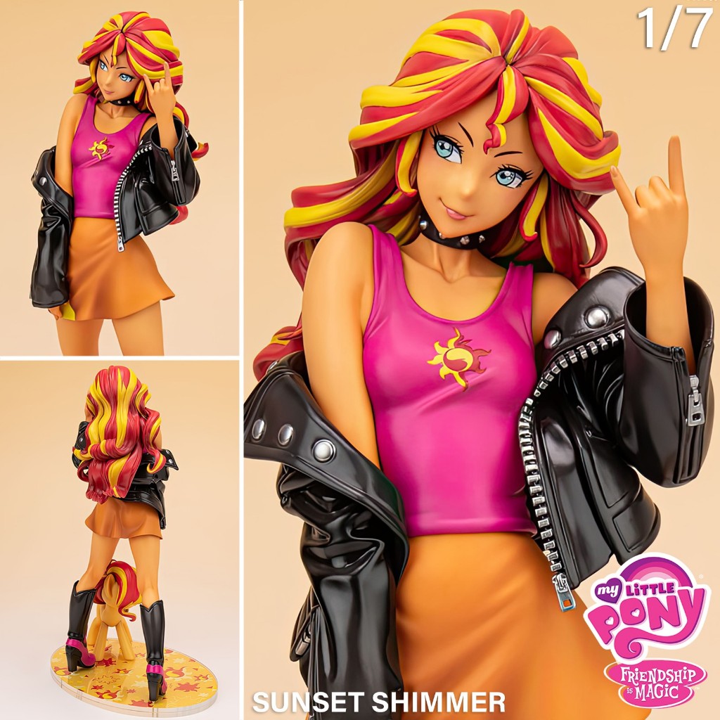 ฟิกเกอร์ Bishoujo My Little Pony มายลิตเติ้ลโพนี่ มิตรภาพอันแสนวิเศษ Sunset Shimmer ซันเซ็ท ชิมเมอร์
