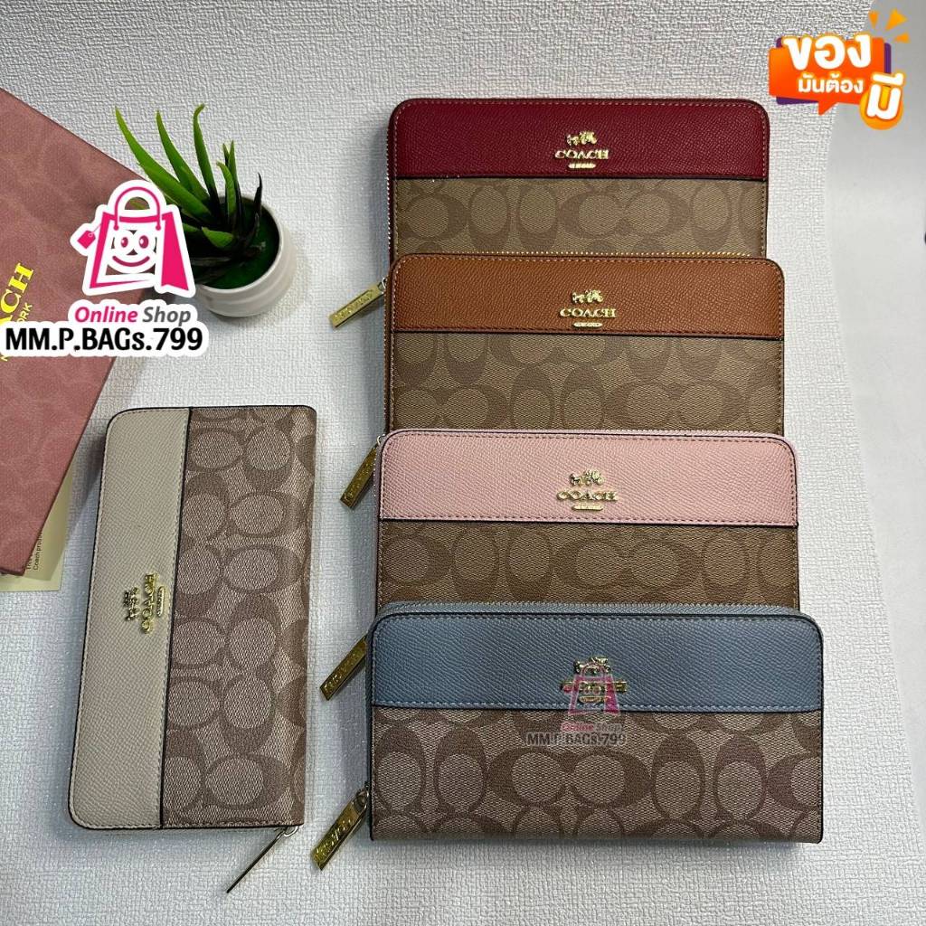 กระเป๋าสตางค์ใบยาวสำหรับผู้หญิงขนาด 7.5 นิ้วสำหรับผู้หญิงสินค้ามีพร้อมจัดส่ง สำหรับผู้หญิงขายดี☑️