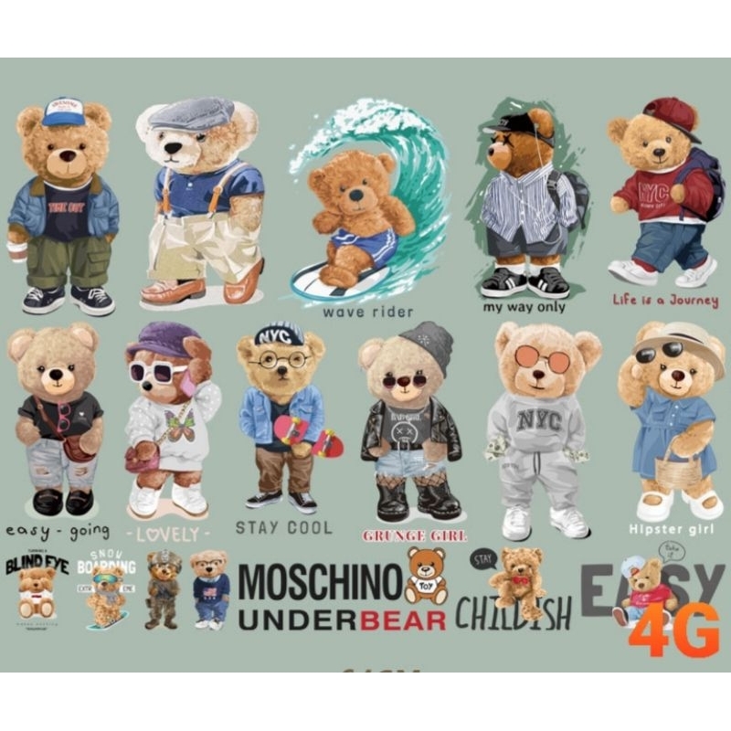 03*สติ๊กเกอร์การ์ตูนสติ๊กเกอร์ตัวหนังสือโลโก้รีดติดเสื้อ ตัวรีดร้อนติดเสื้อ อาร์มติดเสื้อ ติดกระเป๋า ติดผ้าได้หลายชนิด