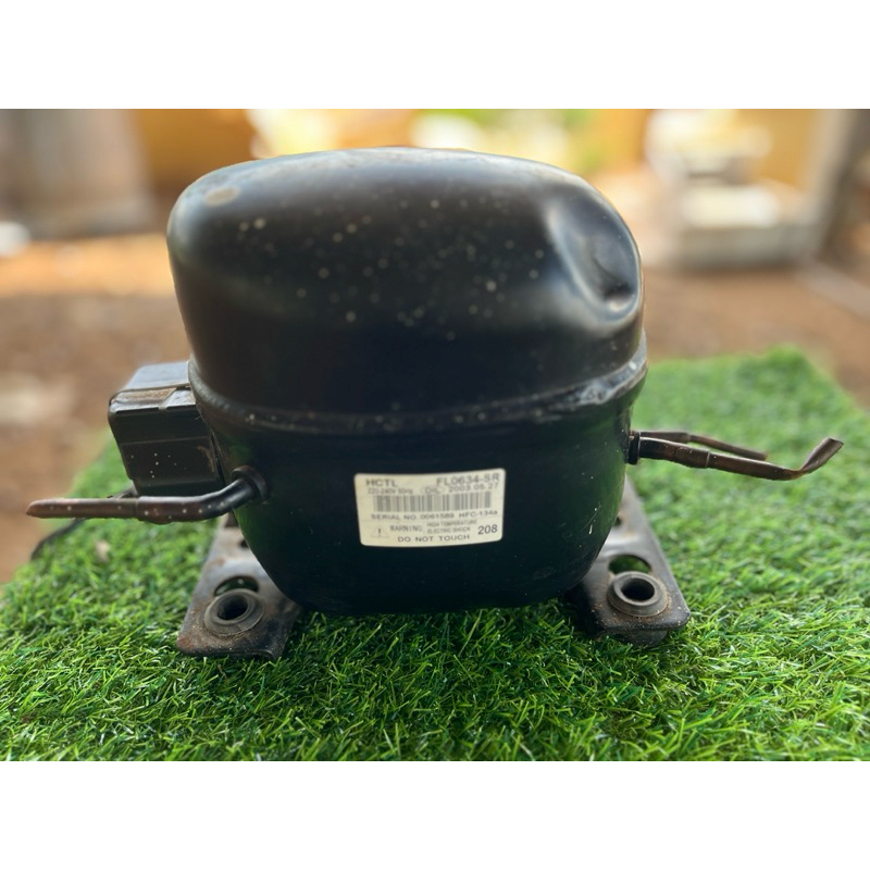 คอมเพรสเซอร์ สำหรับ ตู้เย็น HCTL ระหัส FL0634-SR น้ำยา134a มือสอง