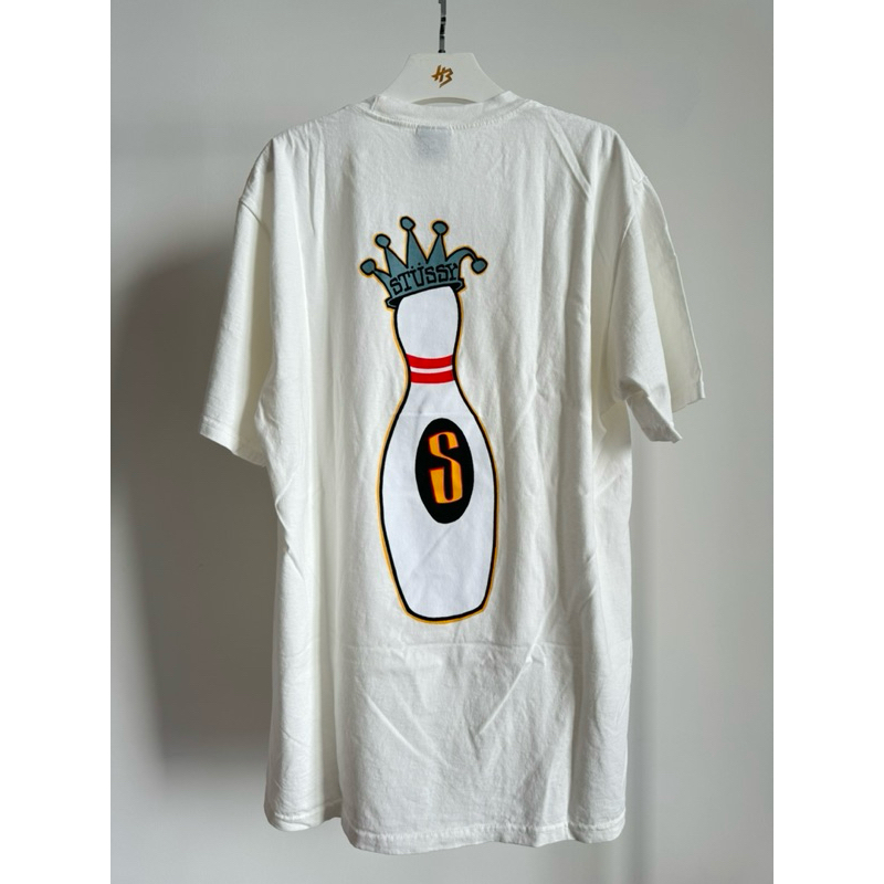 [ของแท้] STÜSSY KINGPIN TEE PIGMENT DYED NATURAL พร้อมส่ง