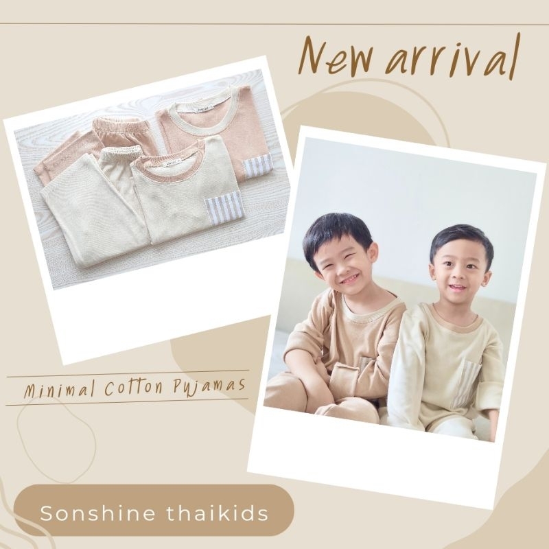 ชุดนอนเด็ก ผ้านุ่ม ใส่สบาย made in thailand สนับสนุนสินค้าไทยกันนะคะ