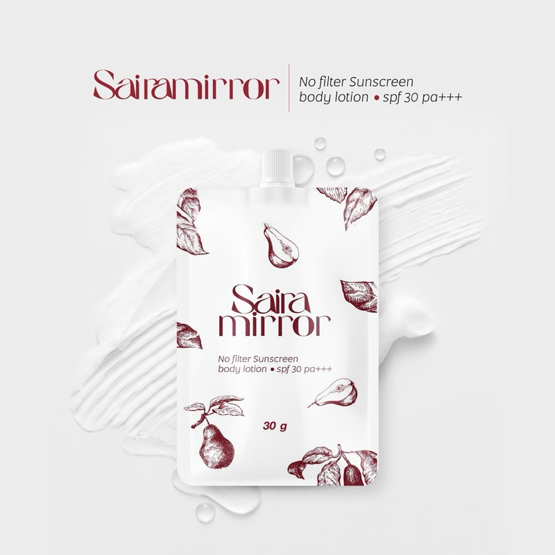 Sairamirror Nofilter Sunscreen Bodylotion 50g