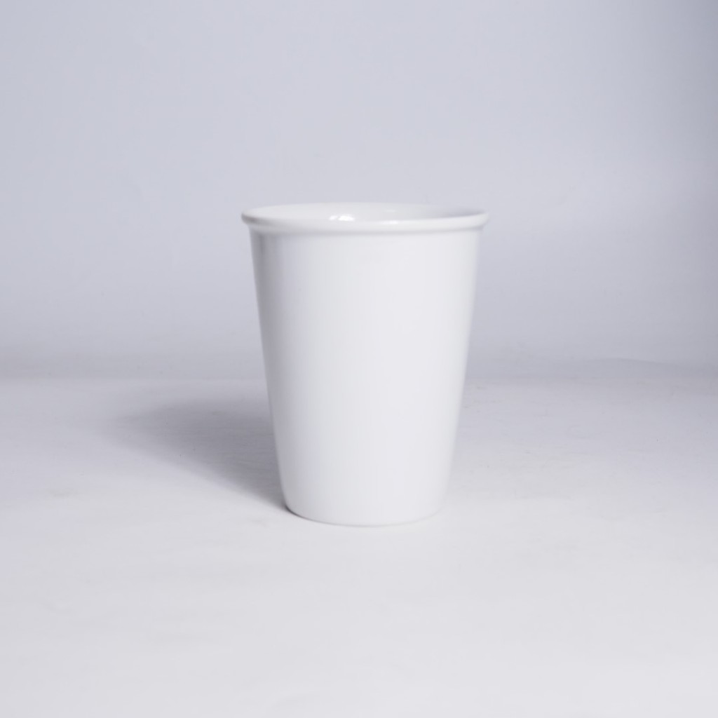 💥💥🔥🔥💥💥แก้วเซรามิคขาวทรงสูงไม่มีหูจับ เนื้อพอร์ชเลน💥💥🔥🔥💥💥