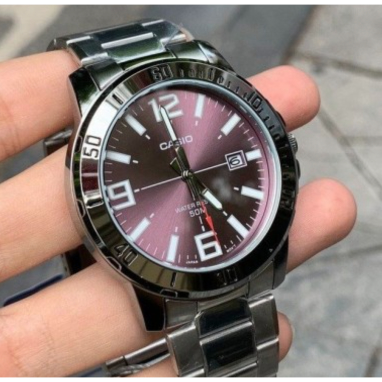 Casio ของแท้ประกันศูนย์ นาฬิกาผู้ชาย รุ่น MTP-VD01D MTP-VD01 / Smile168 ขายของแท้ ประกันcmg/C-Thong