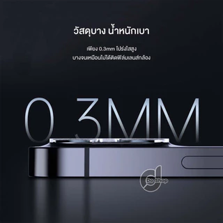 ฟิล์ม กระจก เลนส์กล้อง For iPhone 17 Pro Max 17Air 16 Pro Max 15 Plus 14Pro Max 13 mini 12 11 ฟิล์มกล้อง ไอโฟน Lens HD