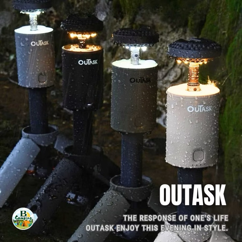 NEW‼️ OUTASK ไฟอเนกประสงค์ ไปแคมป์ปิ้ง แบตเตอรี่ทน กันน้ำ IPXแท้ 💥รับประกัน 15เดือน 🚀พร้อมส่งทันที