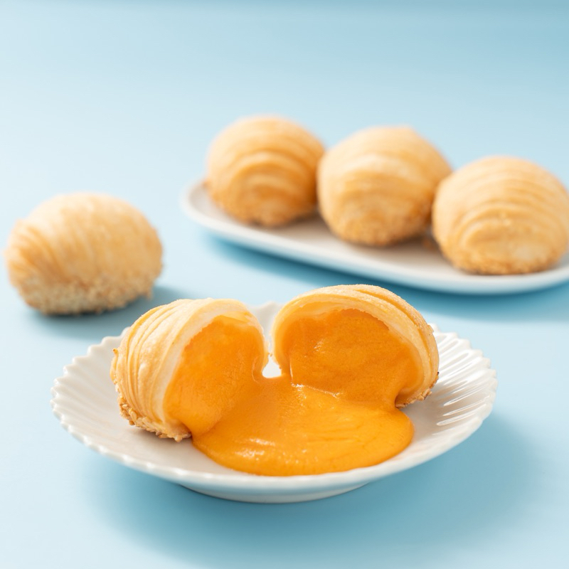 เปี๊ยะกรอบลาวาไข่เค็ม(ร้าน 21bake)