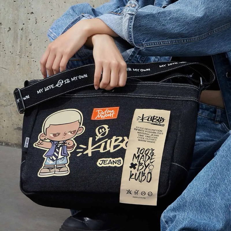KUBO JEANS SERIES-Messenger Bag