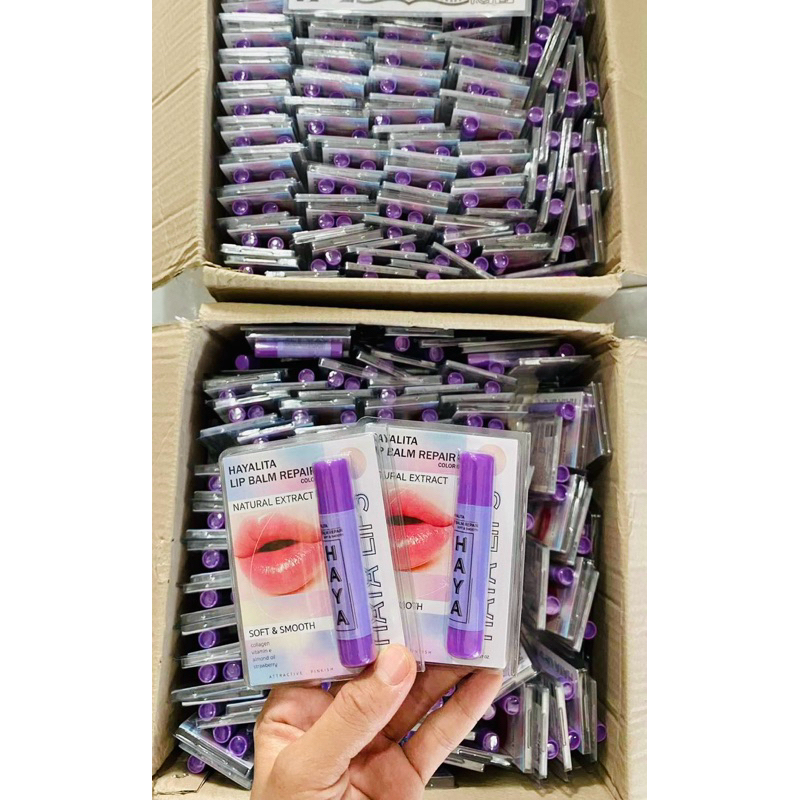 🔥พร้อมส่ง🔥 ลิปบาล์มฮายาลิต้า ลิปฮายา ลิปแก้ปากคล้ำดำ - รูปที่ 4