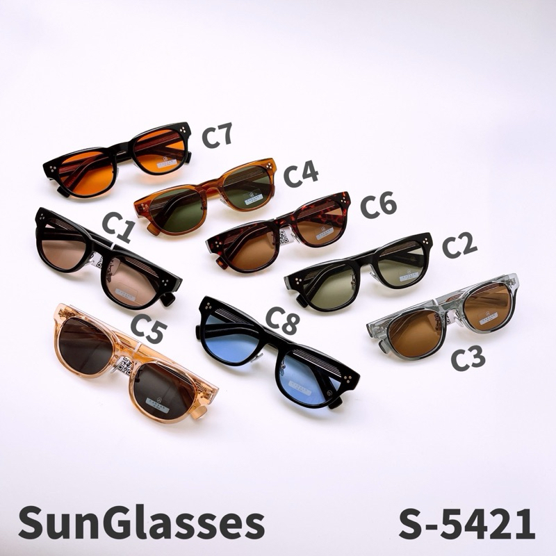 CANAAN Sunglasses แว่นกันแดด S5421 สไตล์วินเทจ ใส่ได้ทุกโอกาส