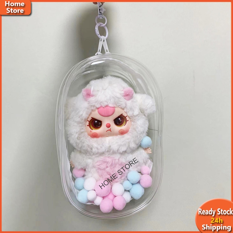 baby three v3 กระเป๋า PVC ใส(รวมลูกบอลสี) แบบหนาเป๋าเก็บตุ๊กตา