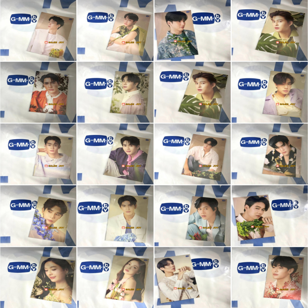 POSTCARD GMMTV OFFICIAL MERCHANDISE เจมีไนน์ โฟร์ท ปอนด์ ภูวินทร์ วินนี่ สตางค์ จิมมี่ ซี ฟอส บุ๊ค เฟิร์ส เต นิว จุง มิ้