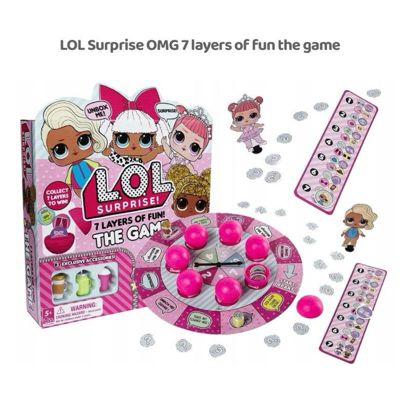 LOL Surprise OMG 7 layers of fun the game