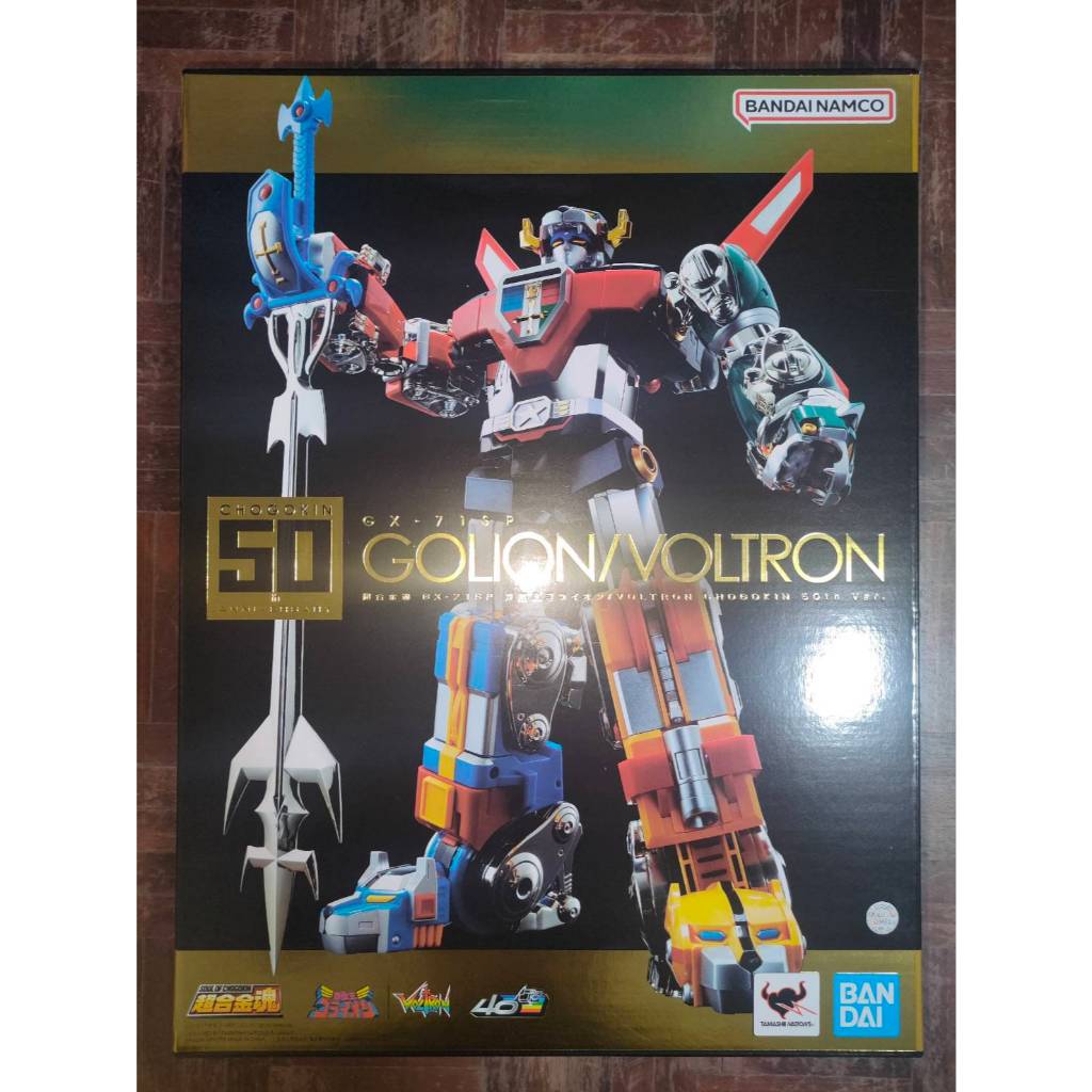 SOUL OF CHOGOKIN GX-71 VOLTRON CHOGOKIN 50TH VER. โกลไลอ้อน 50 ปี #Kimyutoys