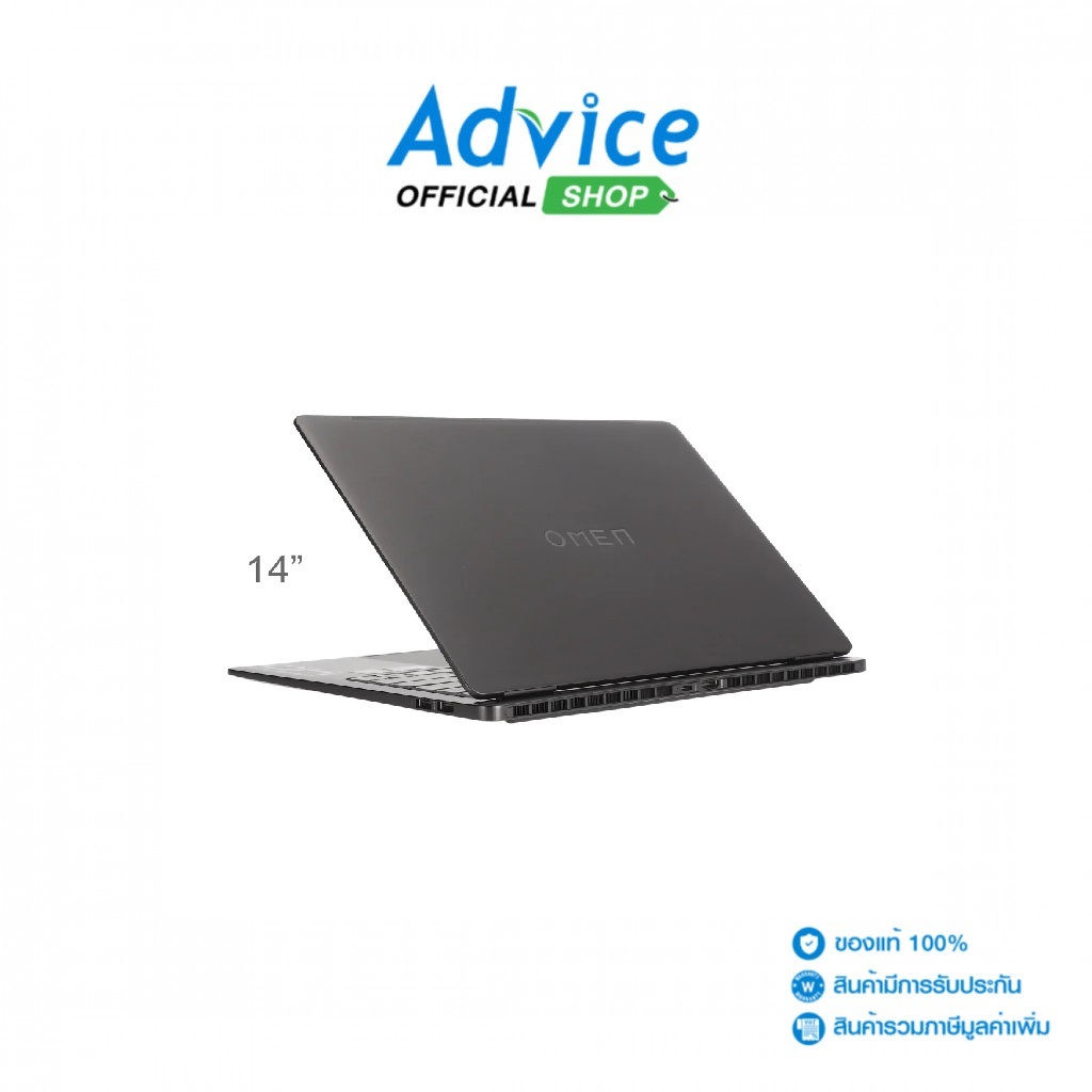 HP Notebook (โน๊ตบุ๊ค) Omen 14-fb0081TX  (Shadow Black) - A0158946