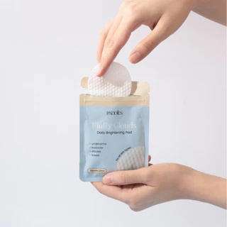 PADDIES - Fluffy Clouds Daily Brightening Pad ( 3 ซอง ) | โทนเนอร์แพดผิวกาย | ระงับกลิ่นใต้วงแขน | ดูแลหัวเข่า ข้อศอก