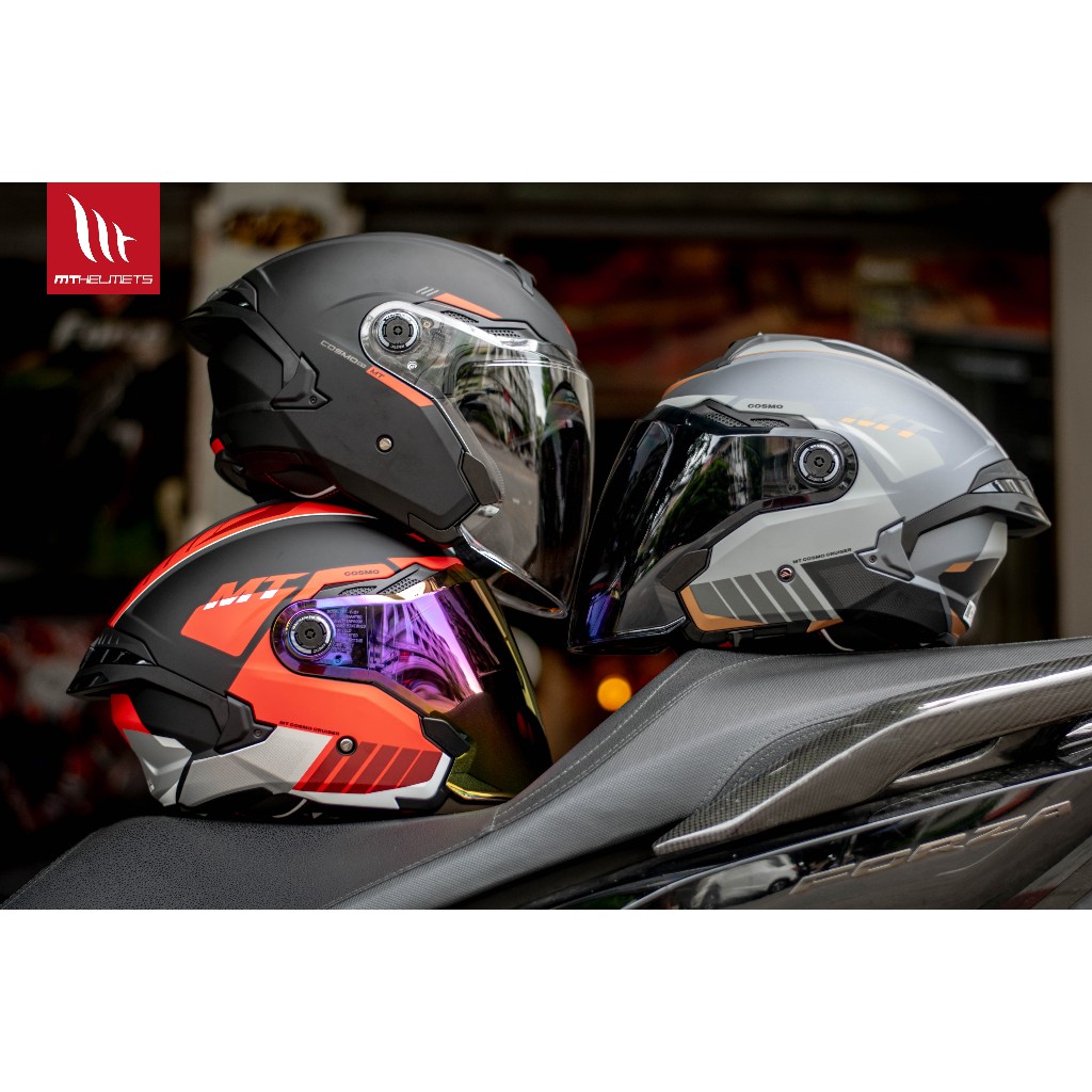 ชิวหมวกกันน็อค VISOR V-37 MT COSMO SV [2024] HALF FACE