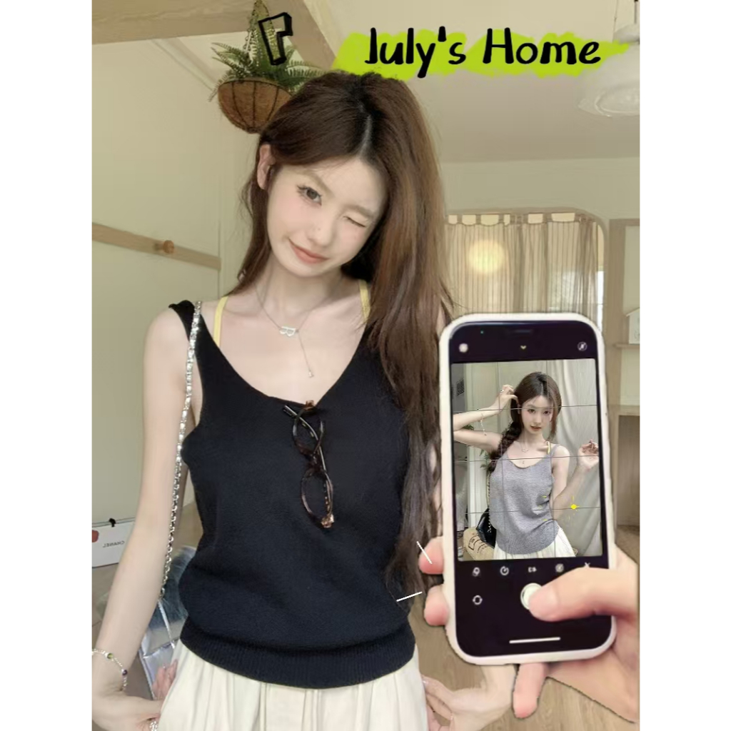 เสื้อกล้าม เสื้อยืด เเบบยาว ทรงหลงใ ฟรีไซส์ ใส่สบาย #J2230