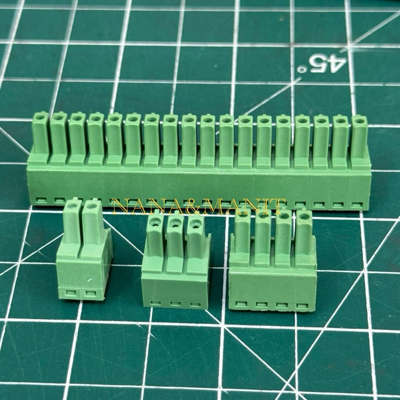 15EDG-3.5 เทอร์มินอล บล็อค ระยะ 3.5MM 2P 3P 4P ราคาต่อ 1 ชิ้น