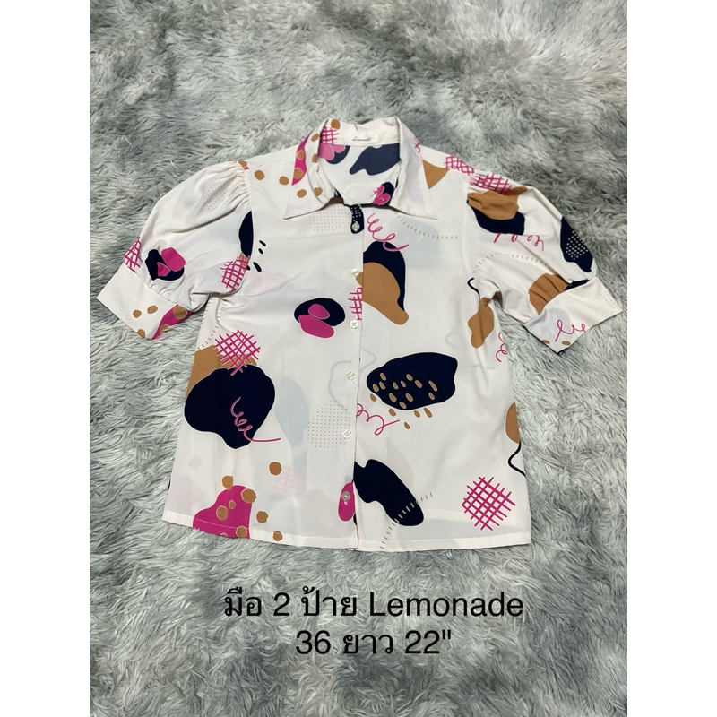 มือ 2 เสื้อ ป้าย Lemonade
