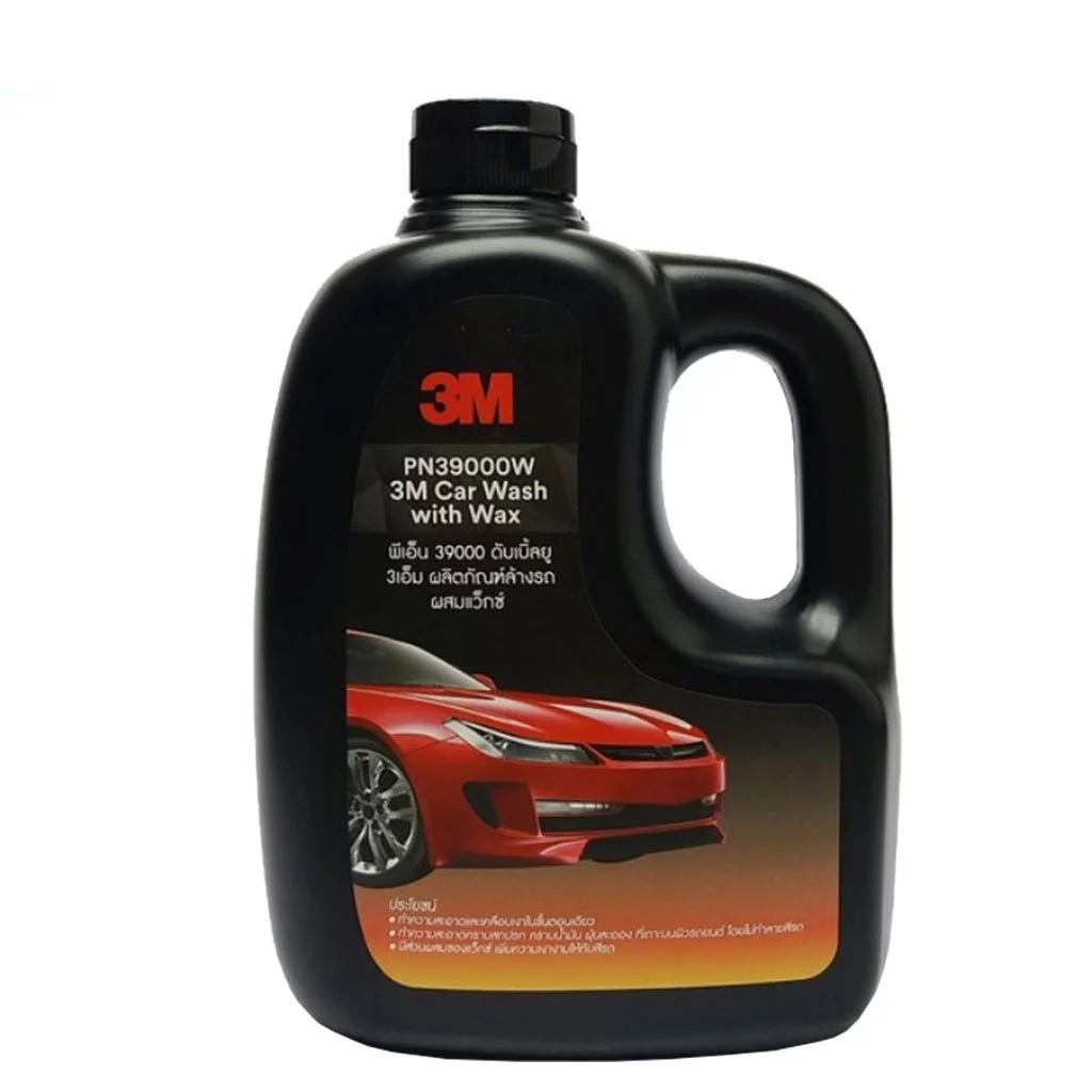 3M แชมพูล้างรถ น้ำยาล้างรถสูตรผสมแวกซ์ 2in 1 ทั้งล้างและเคลือบเงาในขั้นตอนเดียว 1000ml. PN39000W thumbnail 3