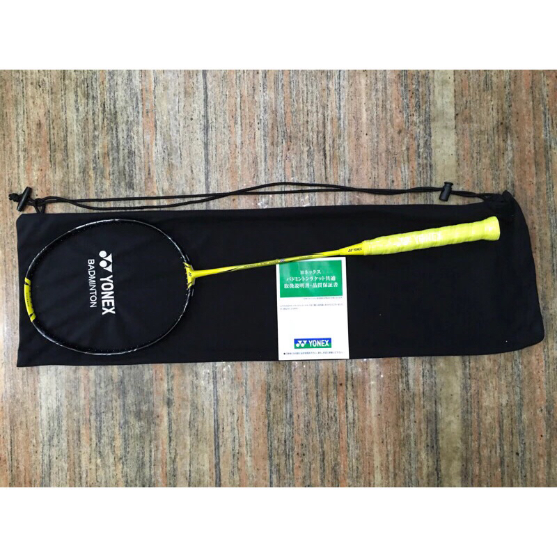 JAPAN IMPORTED ไม้แบดมินตัน YONEX NANOFLARE 1000Z รหัส (JP) Code ขนาด 3U5 4U5 และ 4U6 LIGHTNING YELL