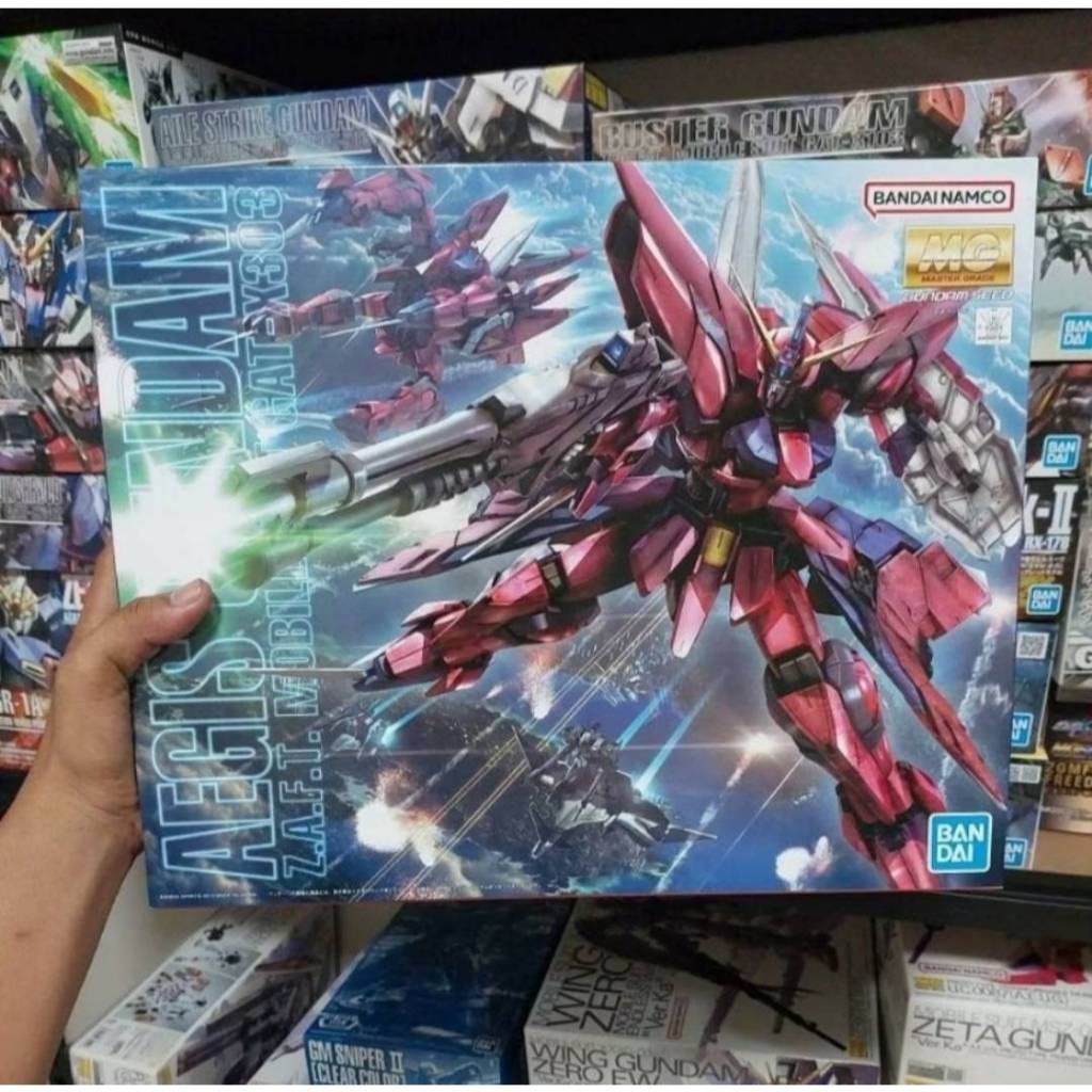 🟢🟢 ( พร้อมส่ง ) MG 1/100 AEGIS GUNDAM - BANDAI -