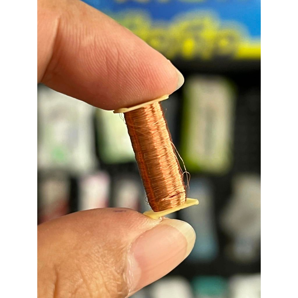 ลวดทองแดง อาบน้ำยา สำหรับ ต่อลาย วงจร ขนาดลวด 0.1MM