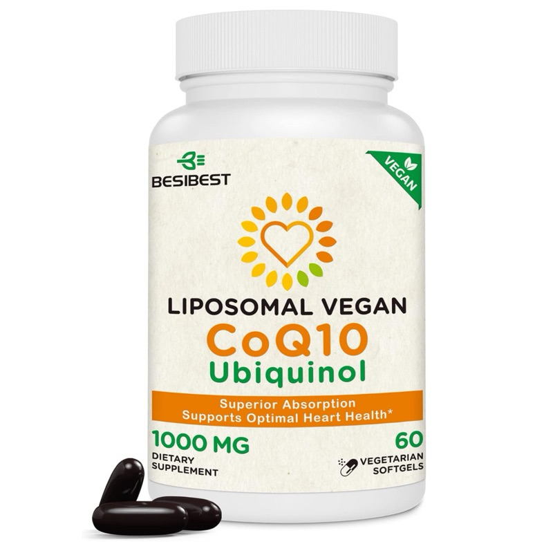 ❤️LIPOSOMAL COQ10 UBIQUINOL 1000 MG❤️✅ต้านอนุมูลอิสระ⚡️สร้างพลังงาน⚡️ป้องกันหัวใจล้มเหลว‼️60 ซอฟ์ทเจล ‼️