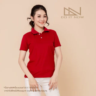 🔥สีแดงสด🔥(หญิง) เสื้อโปโล By Doitnow สินค้าคุณภาพ จากแห่งผลิตโดยตรง!!7