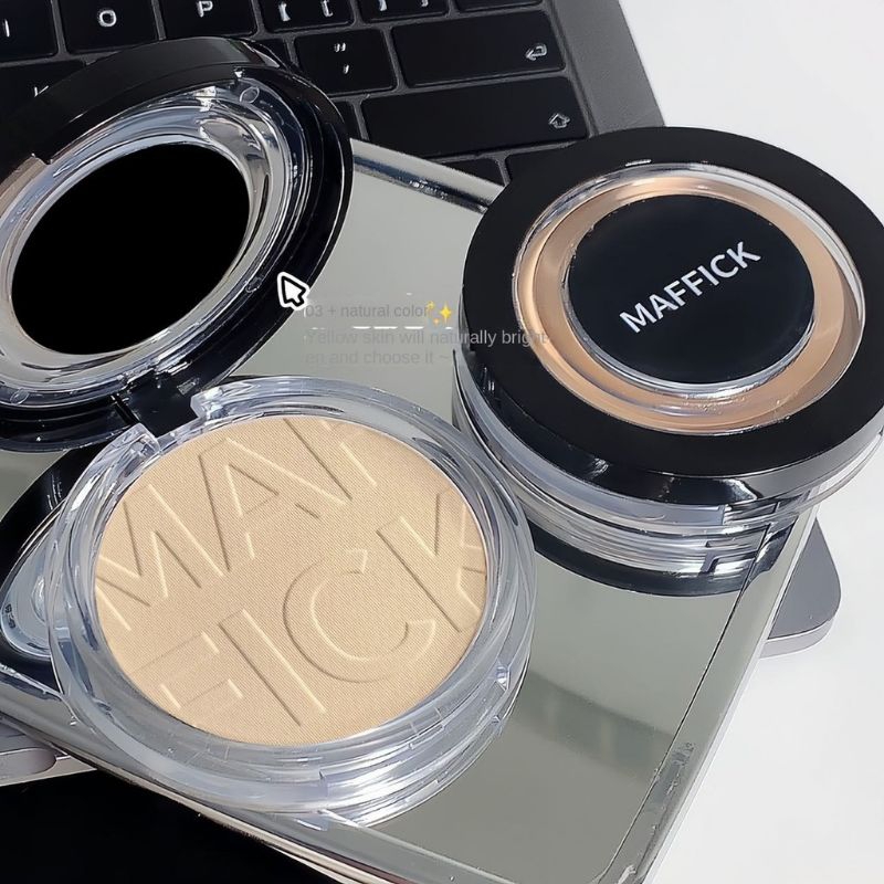 Maffick Soft Focus Setting Powder 8.5 g. แป้งพัฟทาหน้า คุมมัน โปร่งแสง