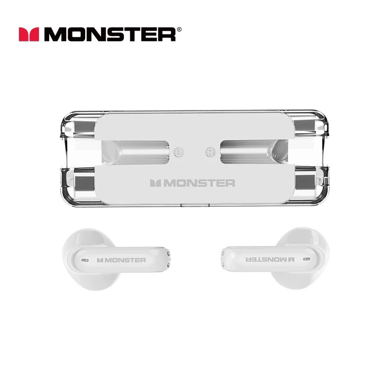 หูฟัง Monster XKT08 TWS หูฟังบลูทูธไร้สาย 5.3 HiFi ลดเสียงรบกวน ของแท้