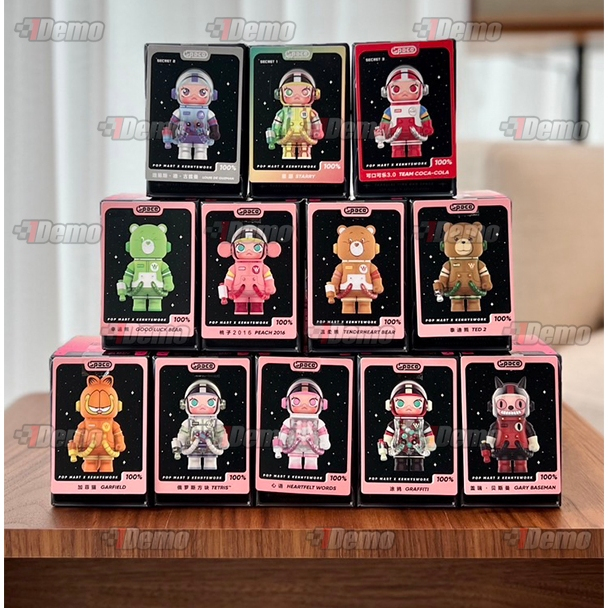 พร้อมส่งจากกรุงเทพ MEGA SPACE MOLLY V3 100% แท้ PopMART molly Space v3 สุ่ม/เลือกตัว มีเก็บปลายทาง