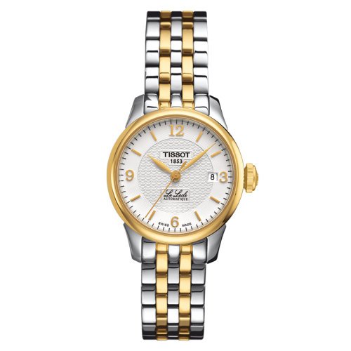 TISSOT/Tissot Le Locle series สแตนเลสสตีล 18K gold PVD ผู้หญิงนาฬิกากลไกอัตโนมัติ