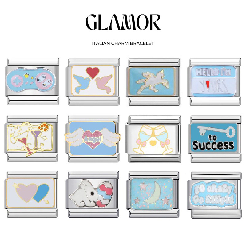 ชาร์ม กำไล Italian Charm Bracelet