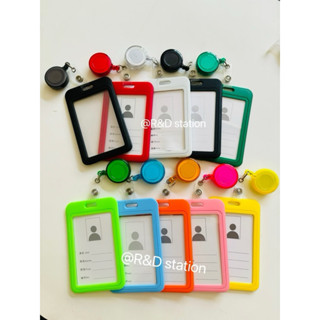 ป้ายชื่อโยโย่ กรอบบัตรพนักงานพร้อมคลิปโยโย่ ครบชุด สีสวยรับป…