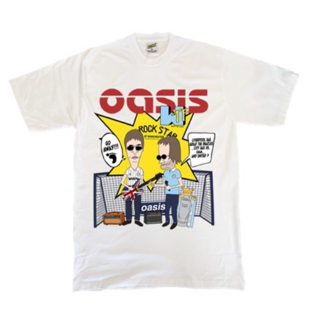 cosmicbkk เสื้อวง Oasis X Manchester City